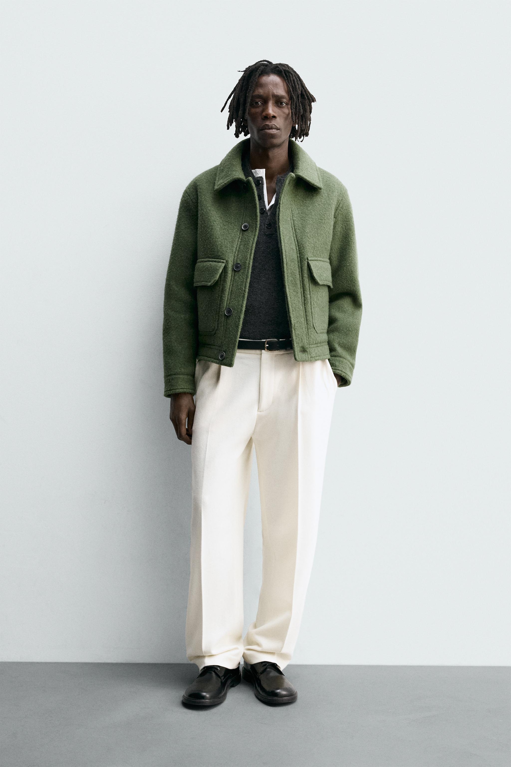 BLOUSON AVEC LAINE ET POCHES